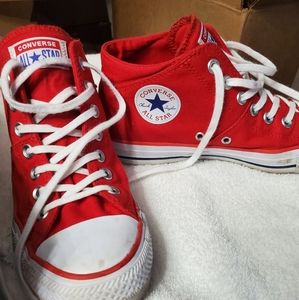 Red Mid Converse